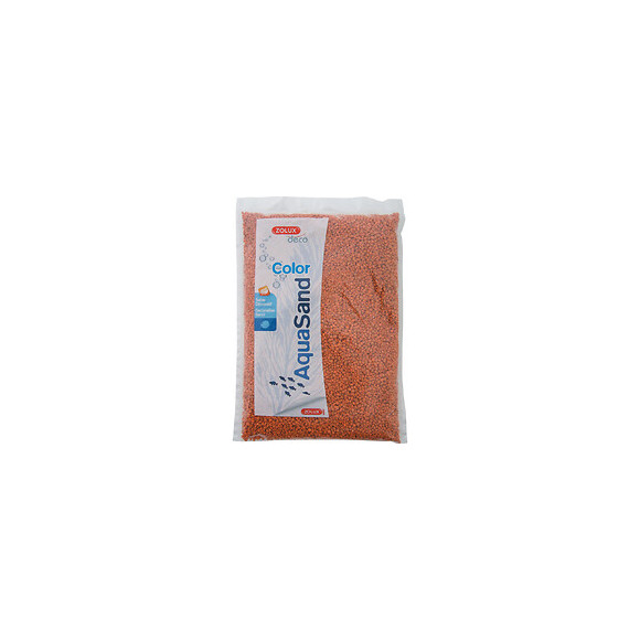 Sable Décoratif. 2-3 Mm . Aqua Sand Orange Savane. 1 Kg. Pour Aquarium. - Zolux - Zo-346093