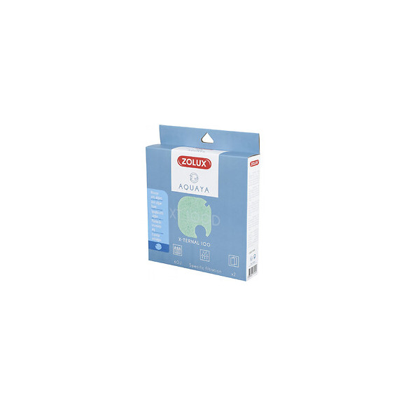 Filtre Pour Pompe X-ternal 100, Filtre Xt 100 D Mousse Anti-algues X 2. Pour Aquarium. - Zolux - Zo-330240