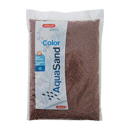 Sable Décoratif. 2-3 Mm . Aqua Sand Marron Cacao. 1 Kg. Pour Aquarium. - Zolux - Zo-346098