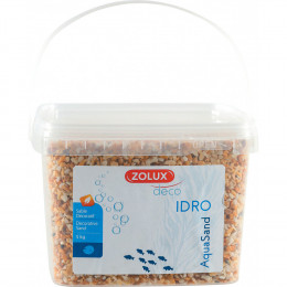 Gravier Décoratif. 2-3 Mm .jaune. Ashewa Aquasand . 5 Kg. Pour Aquarium. - Zolux - Zo-346266