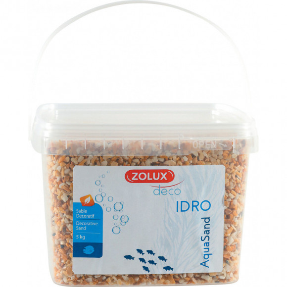 Gravier Décoratif. 2-3 Mm .jaune. Ashewa Aquasand . 5 Kg. Pour Aquarium. - Zolux - Zo-346266