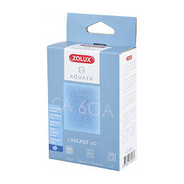 Filtre Pour Pompe Cascade 60, Filtre Ca 60 A Mousse Bleue Medium X2. Pour Aquarium. - Zolux - Zo-330203