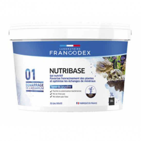 Sol Nutritif Nutribase Seau De 3 Litres. Pour Aquarium. - Francodex - Fr-173630