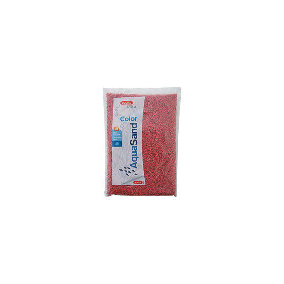 Sable Décoratif. 2-3 Mm . Aqua Sand Rouge Framboise. 1 Kg. Pour Aquarium. - Zolux - Zo-346095