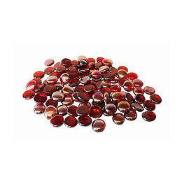 Billes Plate Cristal Rouge.  Ø 6 X 16 Mm.  Sac De 250 Gr - Aquarium - Flamingo Pet Products - Fl-400727
