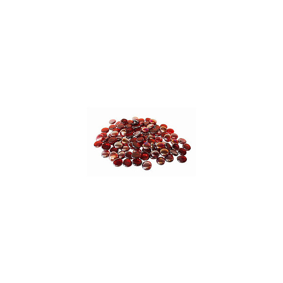 Billes Plate Cristal Rouge.  Ø 6 X 16 Mm.  Sac De 250 Gr - Aquarium - Flamingo Pet Products - Fl-400727