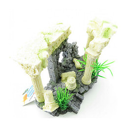Ruine Colossos Colonnes. 21 X 11 X 15 Cm. Décoration Aquarium. - Flamingo Pet Products - Fl-410198