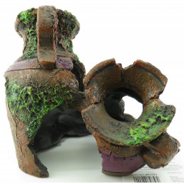 Cruches Doubles. 17 X 12 X 14 Cm. Décoration Pour Aquarium. - Flamingo Pet Products - Fl-401552