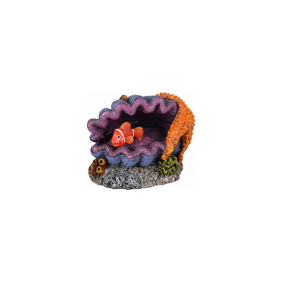 Decoration Leto Coquille.  12 X 8 X 9 Cm. Décoration Pour Aquarium. - Flamingo Pet Products - Fl-410147