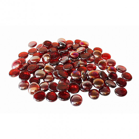 Billes Plate Cristal Rouge.  Ø 6 X 16 Mm.  Sac De 250 Gr - Aquarium - Flamingo Pet Products - Fl-400727