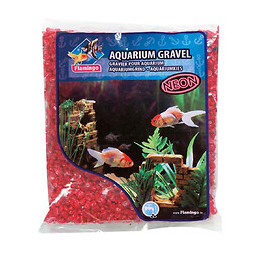 Gravier Neon Rouge. 1 Kg. Pour Aquarium. - Flamingo Pet Products - Fl-400434