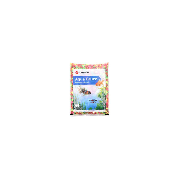 Gravier Brillant Néon Rainbow 1 Kg Aquarium - Flamingo Pet Products - Fl-410087