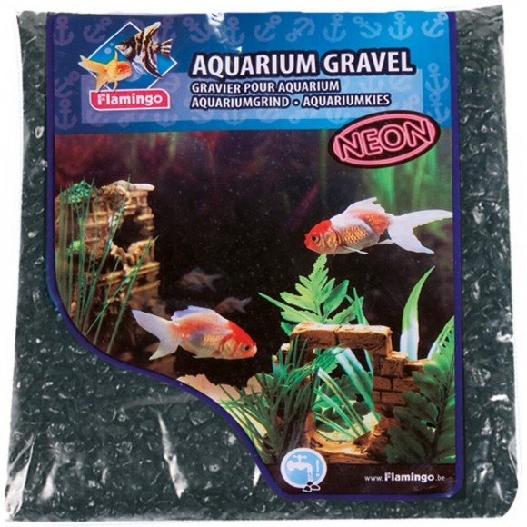 Gravier Néon Noir, 1 Kg, Pour Aquarium. - Flamingo Pet Products - Fl-400409