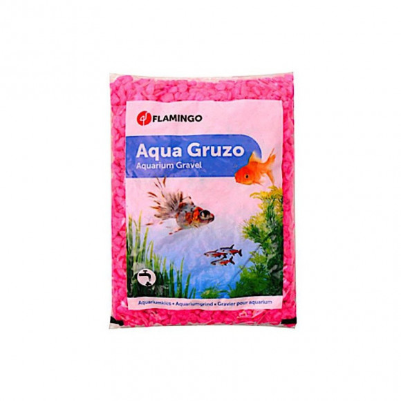 Gravier Néon Rose, 1 Kg, Pour Aquarium. - Flamingo Pet Products - Fl-400430
