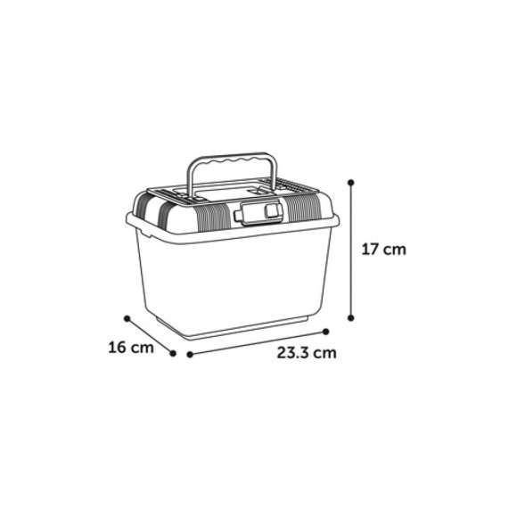 Boite De Transport Goldie 3,5 Litres. Pour Reptiles, Poissons, Tortue. - Flamingo Pet Products - Fl-410002