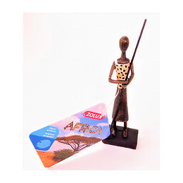 Décoration Africa Gardien  Taille S. Aquarium. - Zolux - Zo-352213