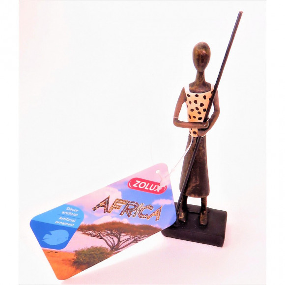 Décoration Africa Gardien  Taille S. Aquarium. - Zolux - Zo-352213