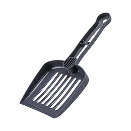 Trixie Bac A Litiere Vico Open Top - 40 X 40 X 56 Cm - Avec Couvercle - Bleu Gris Et Blanc - Pour Chat