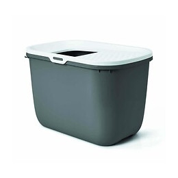 Savic Maison De Toilette Hop In - 58x39x40cm - Anthracite - Pour Chat