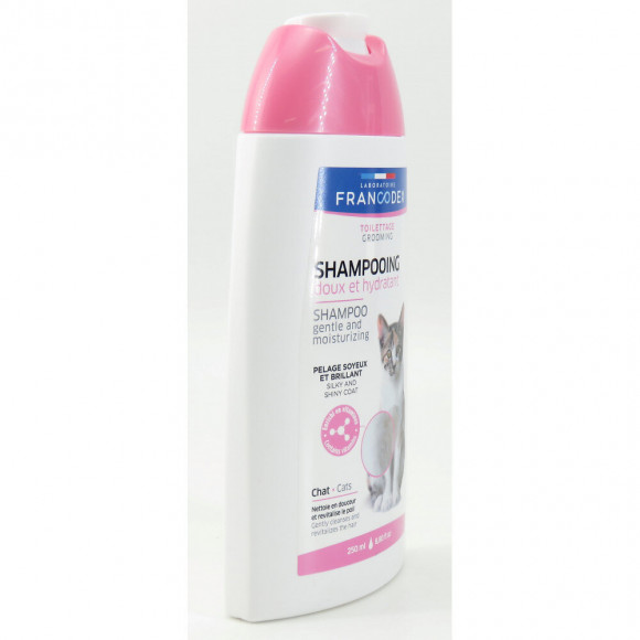 Shampoing Doux Et Hydratant Pour Chats. 250 Ml. - Francodex - Fr-172457