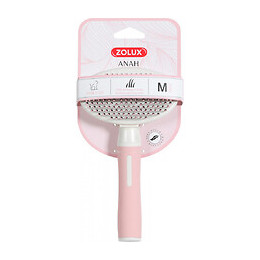 Brosse Slicker Doux Rétractable Taille M Pour Chat - Zolux - Zo-550007