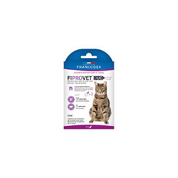 2 Pipettes Anti Puces Pour Chat - Fiprovet Duo 50 Mg - Francodex - Fr-170120