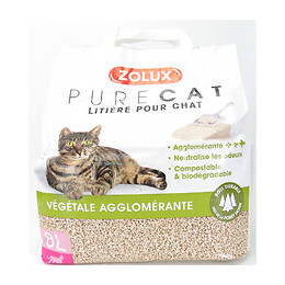 Litière Végétale Agglomérante Pour Chat 8 Litres. - Zolux - Zo-476316