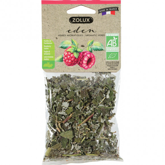 Friandise Eden Herbes Aromatiques De Framboisiere Pour Petits Mammifères 20g - Zolux - Zo-209503