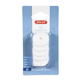 5 Pastilles De Rechange Pour Diffuseur D'air Igloo.  Pour Aquarium. - Zolux - Zo-321316