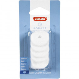 5 Pastilles De Rechange Pour Diffuseur D'air Igloo.  Pour Aquarium. - Zolux - Zo-321316