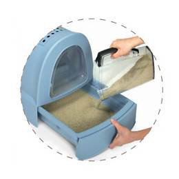 Maison De Toilette Zuma. Avec Tiroir. Rose. Pour Chats. - Imac - Va-15094