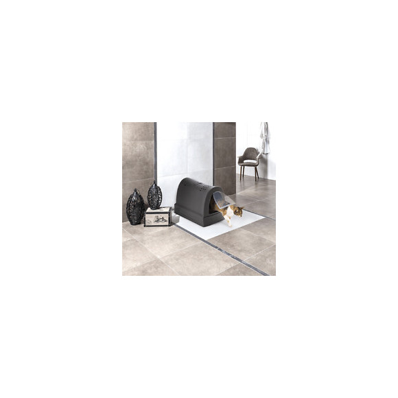 Maison De Toilette Zuma. Avec Tiroir. Noir. Pour Chats. - Imac - Va-15095