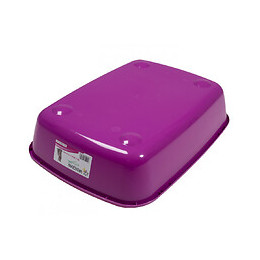 Bac À Litière Mauve 50 X 36.5 X 15 Cm. Pour Chat. - Vadigran - Va-1652