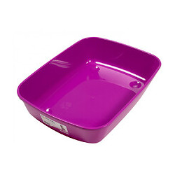 Bac À Litière Mauve 50 X 36.5 X 15 Cm. Pour Chat. - Vadigran - Va-1652