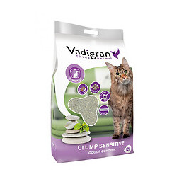 Litière Bentonite Sensitive Sans Parfum. 12 Litres Soit 12 Kg. Litière Pour Chat. - Vadigran - Va-14011