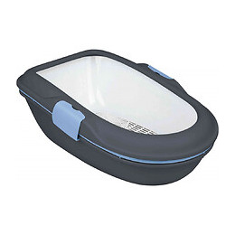 Bac A Litière Berto 39 X 22 X 59 Cm Grise - Trixie - Tr-40154