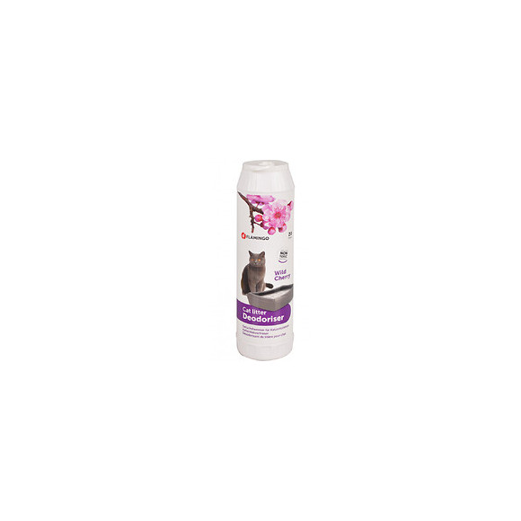 Désodorisant Pour Litière. Parfum Cerise Sauvage. Flacon 750 G. Pour Chat. - Flamingo Pet Products - Fl-501066
