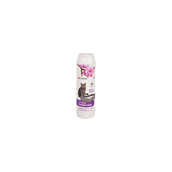 Désodorisant Pour Litière. Parfum Cerise Sauvage. Flacon 750 G. Pour Chat. - Flamingo Pet Products - Fl-501066
