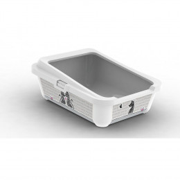 Bac A Litière Pour Chat, Taille 51 X 39 X H  19 Cm,  Hercules Cats In Love. - Flamingo Pet Products - Fl-1033370