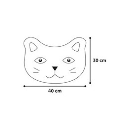 Tapis Zelda Gris. 30 X 40 Cm. Pour Bac À Litière . Pour Chat. - Flamingo Pet Products - Fl-561147