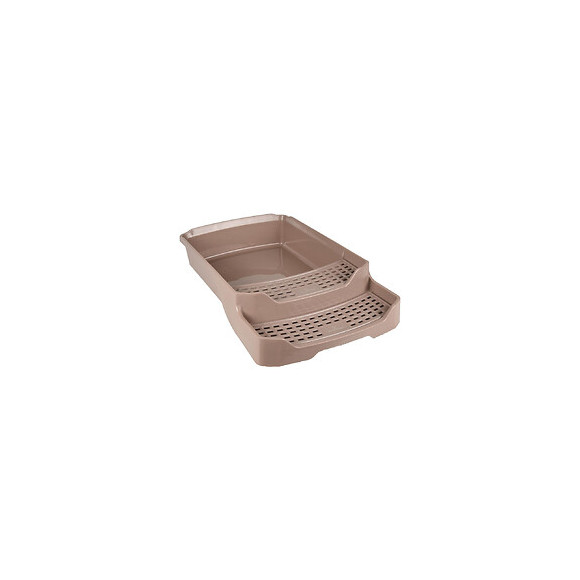 Maison De Toilette Rattan. 42 X 69 X 41 Cm. Couleur Taupe. Pour Chat. - Flamingo Pet Products - Fl-560713