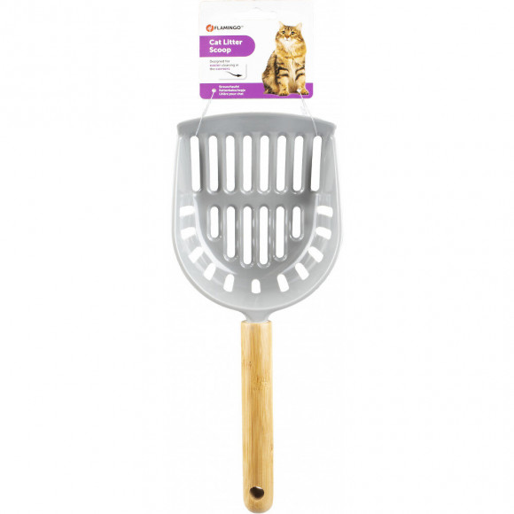 Pelle À Litière Mina. 32 X 13 X 9 Cm. Bambou Mélamine.. Pour Chat. - Flamingo Pet Products - Fl-561171