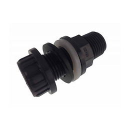 Traversée De Paroi 1/2" Pvc, Petit Model, Longueur 6 Cm - Jardiboutique - Jb-ase1/2