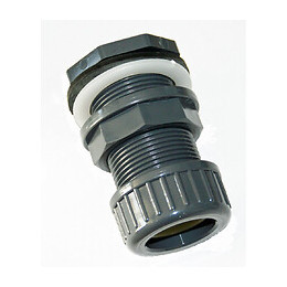 25 Mm Traversée De Paroi Pvc + Écrou De Serrage Pour Tuyau Ø 25 Mm - Jardiboutique - In-stlie25d