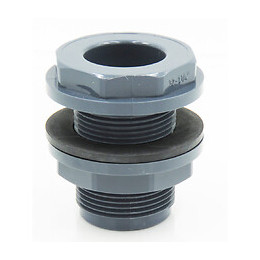 Ø 63 Mm - 2"1/2 Traversée De Paroi En Pvc Pour Tuyau Ø 63 Mm - Plimat - So-7209063-01