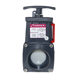 Ø50 Mm, Vanne Guillotine Pvc, Pour Bassin Ou Aquaponie. - Cepex - In-svg050-x001