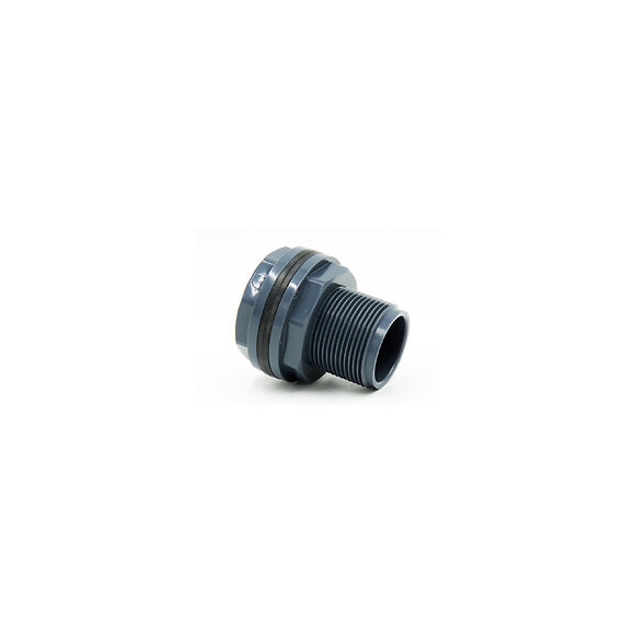 Ø32 Mm Ou 1 1/4", Traversée De Paroi En Pvc Pour Tuyau, Filetage 1 1/4", Aquaponie, Hydroponie, Aquaculture. - Jardiboutique 