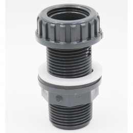 Ø 25 Mm Ou 1" Traversée De Paroi Pvc Pour Tuyau 25 Mm - Plimat - So-ase1