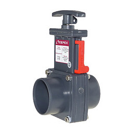 Ø 50 Mm Vanne Guillotine Pvc, Pour Bassin Aquatique Ou Aquaponie. - Cepex - In-svg050-03