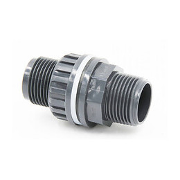 3/4" Traversée De Paroi Pvc Pour Tuyau Ø 20 Mm, Pour Aquaponie. - Plimat - So-ase3/4